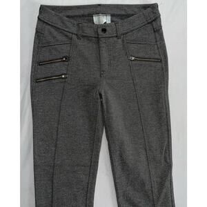 Athleta Ponte Twill Moto Pants with Zipper Pocket Women's Size 4 EUC!